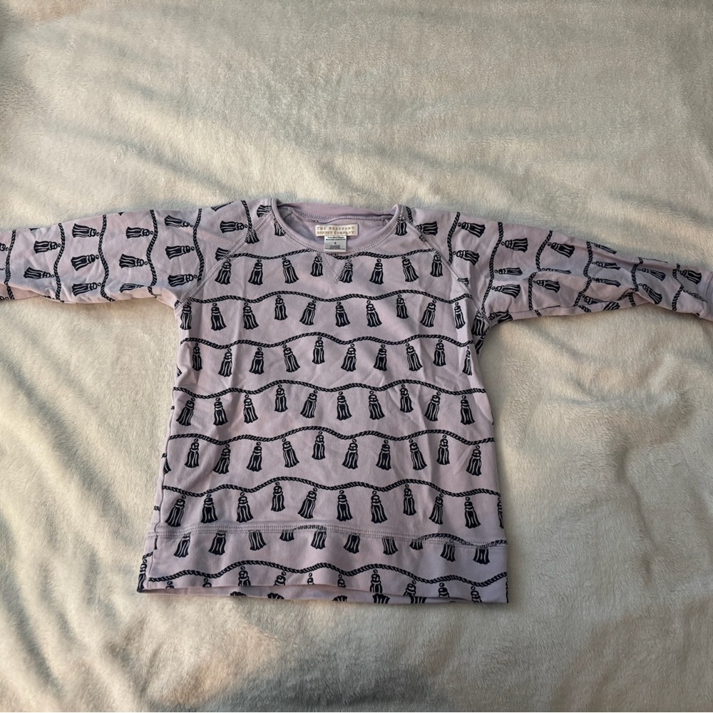 The Beaufort Bonnet Company Purple Long Sleeve Tee